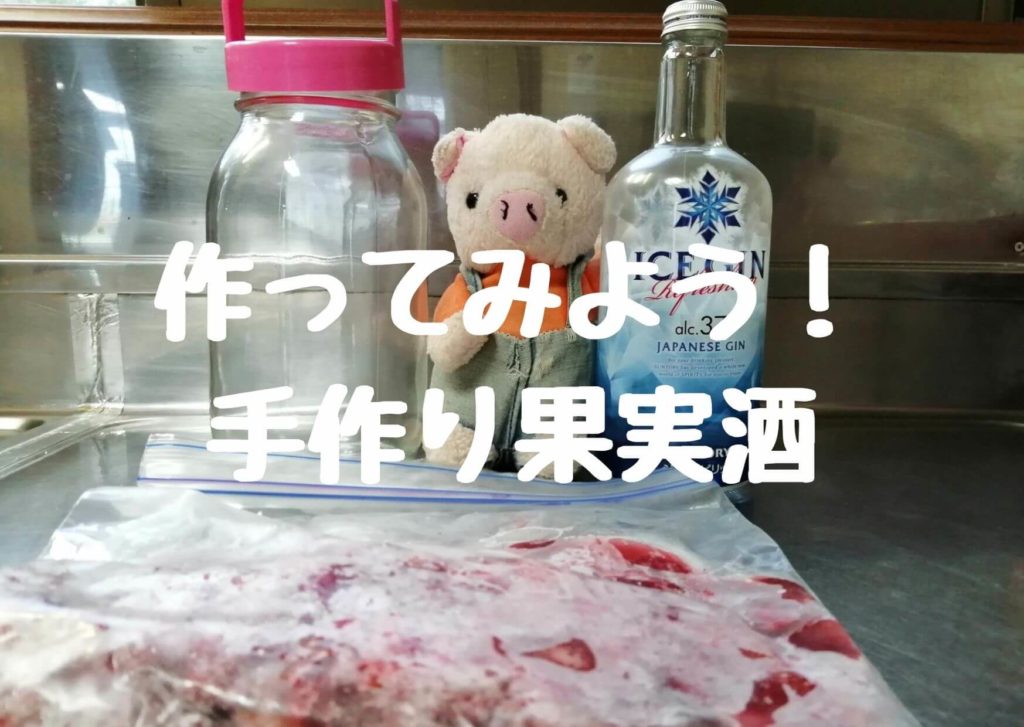 ワイルドストロベリーでお酒！？収穫した果物で果実酒作ろう！